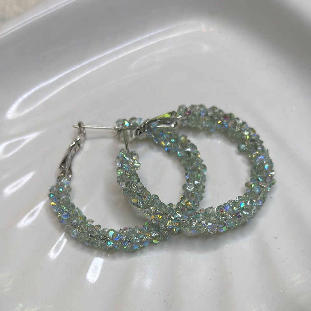 Green Beaded Necklace Natural Organic Design Mermaid-core - Picture 3 of 5